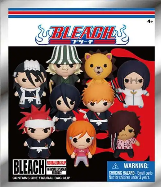 3D Figural Bag Clip Bleach Mystery Pack [1 RANDOM Figure]