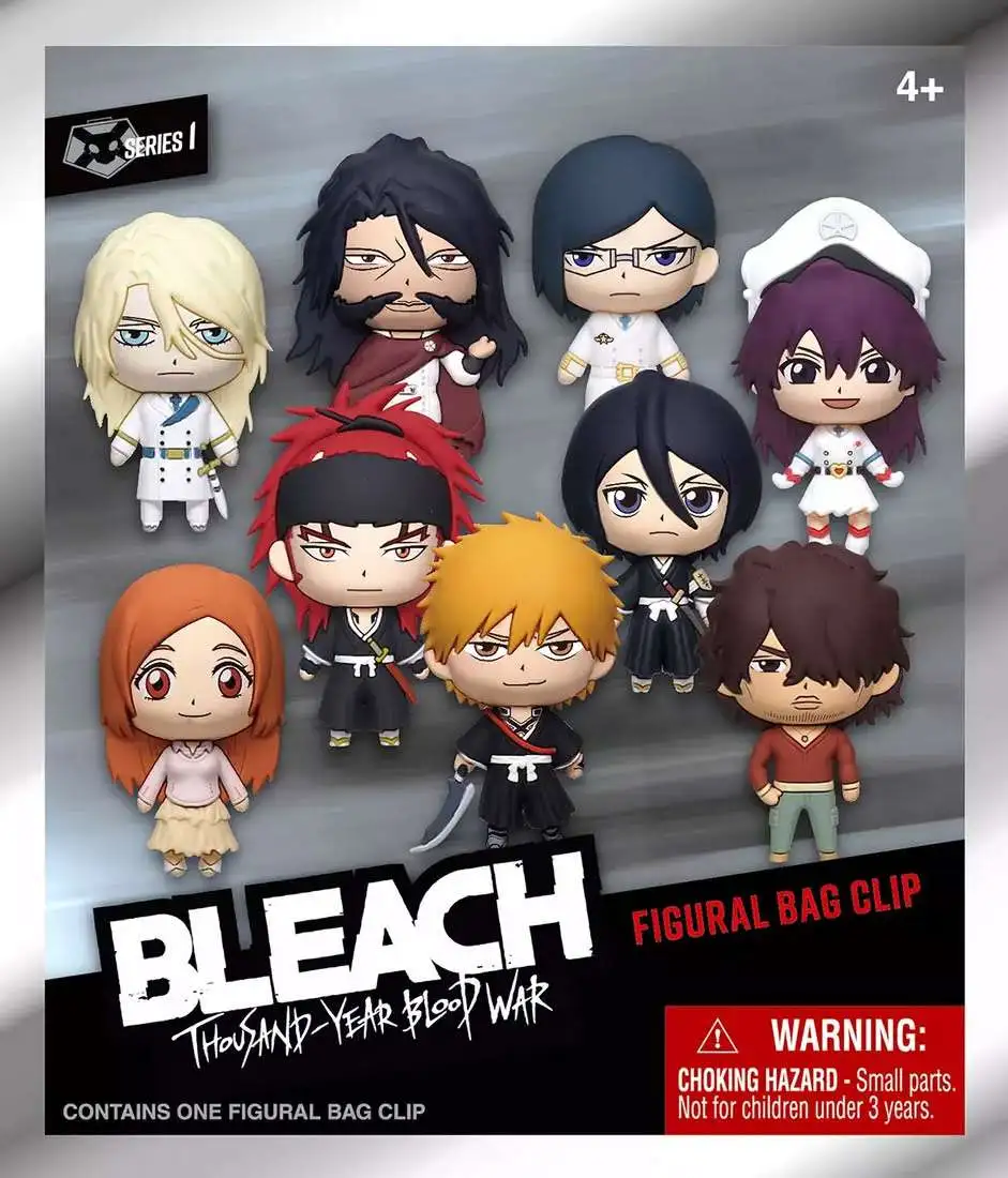 Bleach 3D Figural Bag Clip Thousand Year Blood War Mystery Pack [1 RANDOM Figure]