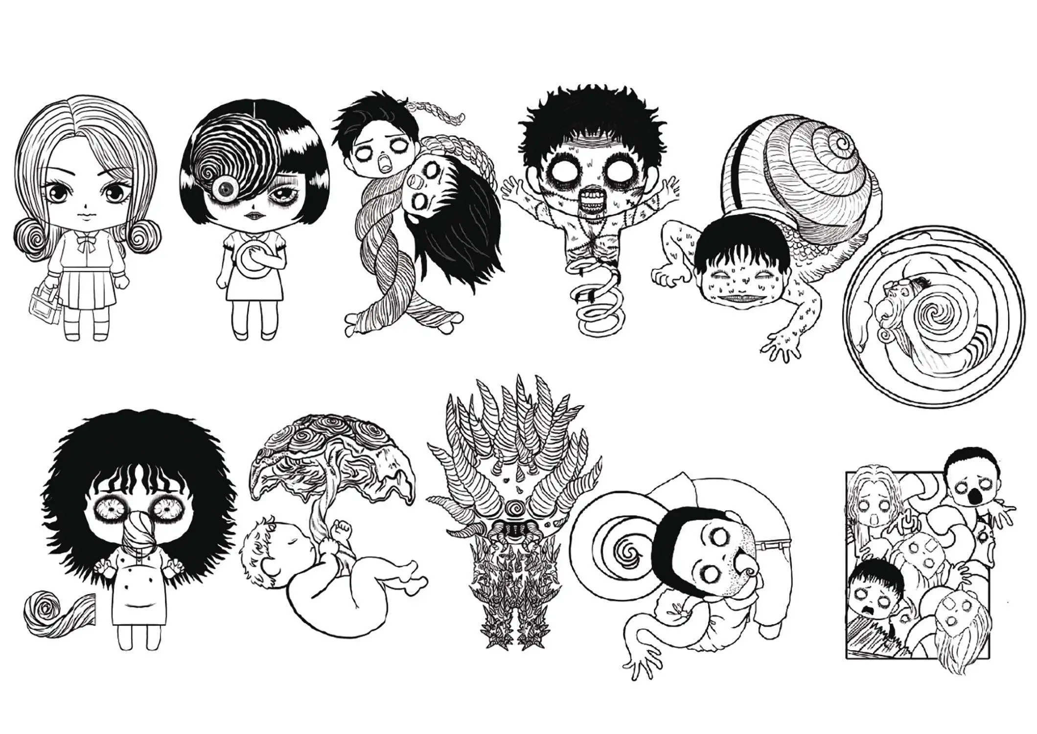3D Figural Foam Bag Clip Uzumaki Series 1 Mystery Box [24 Packs] (Pre-Order ships June)