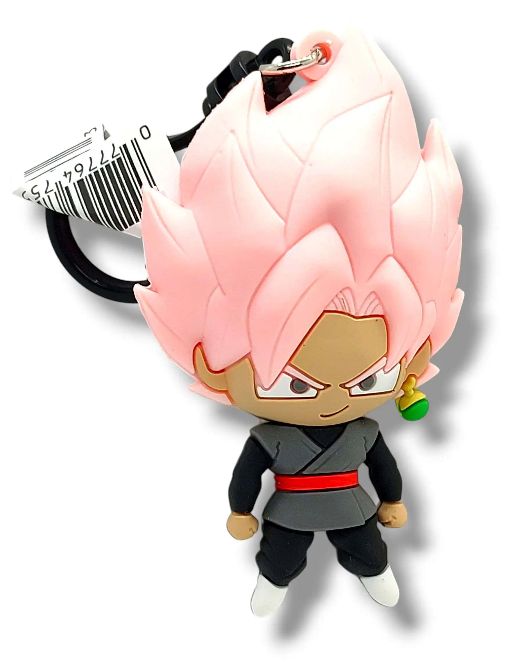 3D Figural Foam Bag Clip Dragon Ball Super Series 4 SS Rose Goku Black Minifigure [Loose]