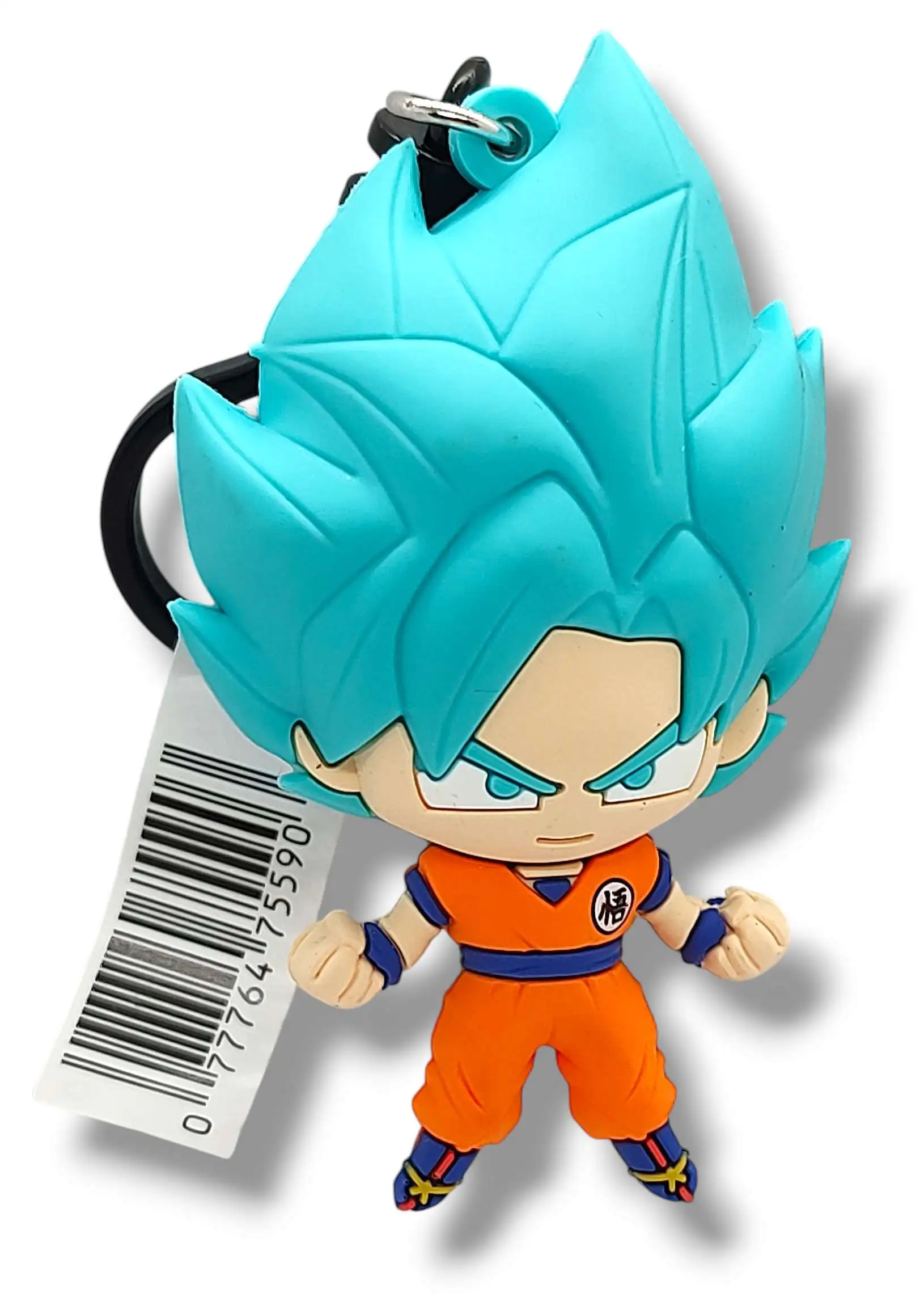 3D Figural Foam Bag Clip Dragon Ball Super Series 4 SSGSS Goku Minifigure [Loose]