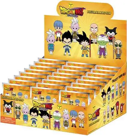 Dragon Ball Z 3D Figural Foam Bag Clip Dragon Ball Daima Series 1 Mystery Box [24 Packs] (Pre-Order ships March)