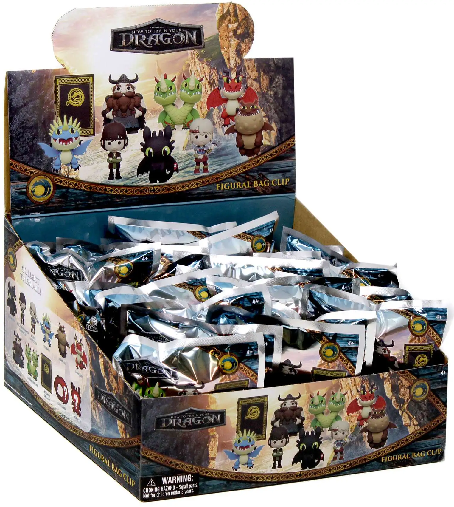 How to Train Your Dragon 3D Figural Foam Bag Clip 2025 Mystery Box