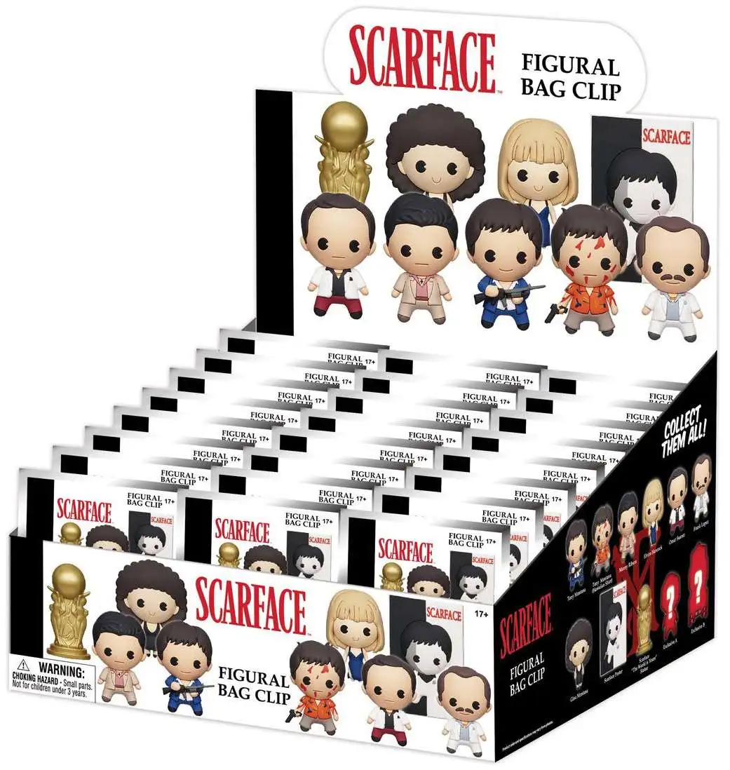 3D Figural Keyring Scarface Mystery Box [24 Packs]