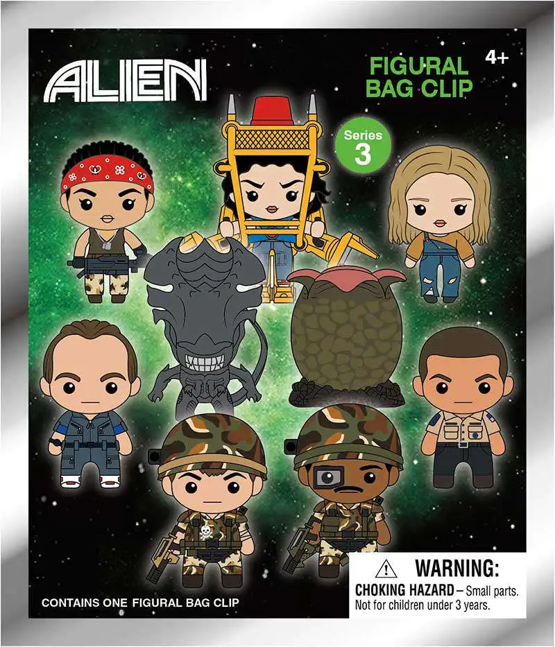 3D Figural Keyring Aliens Series 1 2-Inch Mystery Pack [1 RANDOM Figure]