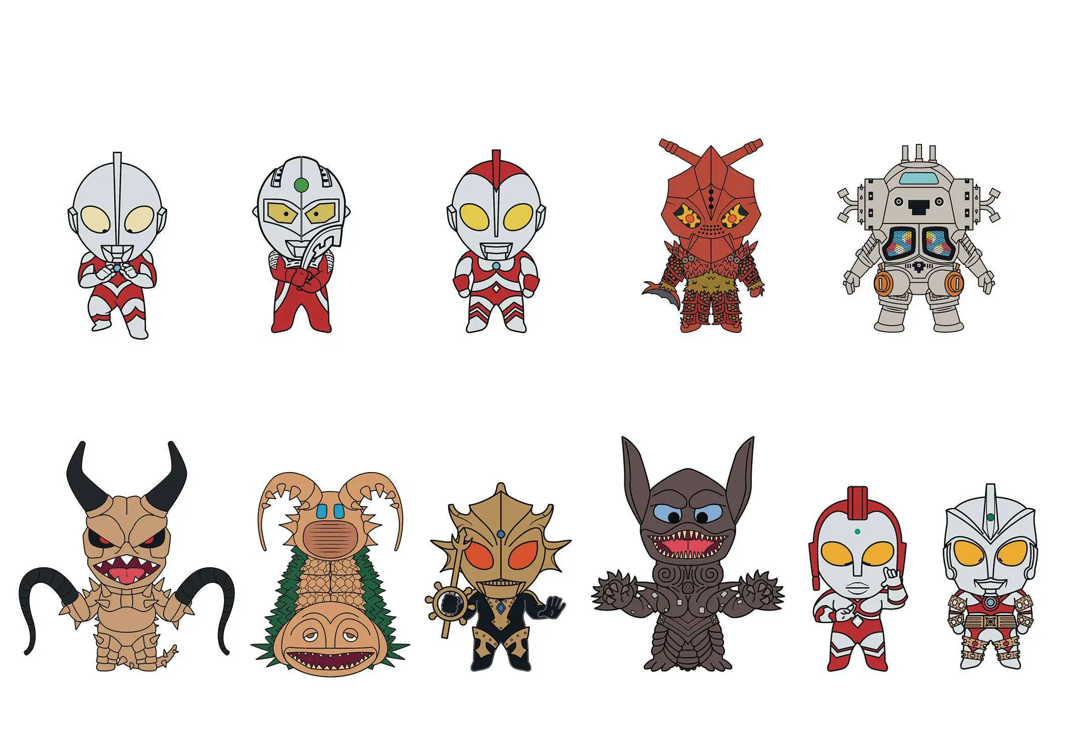 Ultraman 3D Figural Keyring Ultraman Series 3 Mystery Pack 1