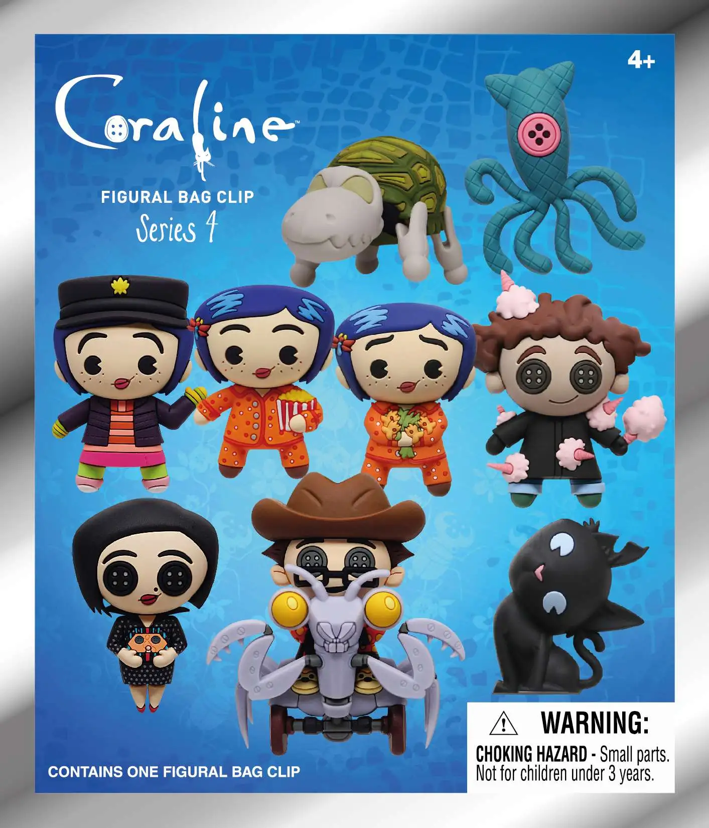 Coraline 3D Figural Foam Bag Clip Series 4 Mystery Pack [1 RANDOM Figure]