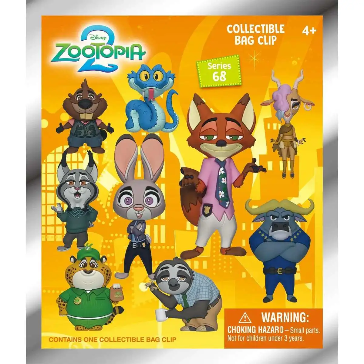Disney 3D Figural Bag Clip Zootopia Series 2 Mystery Pack [1 RANDOM Figure]