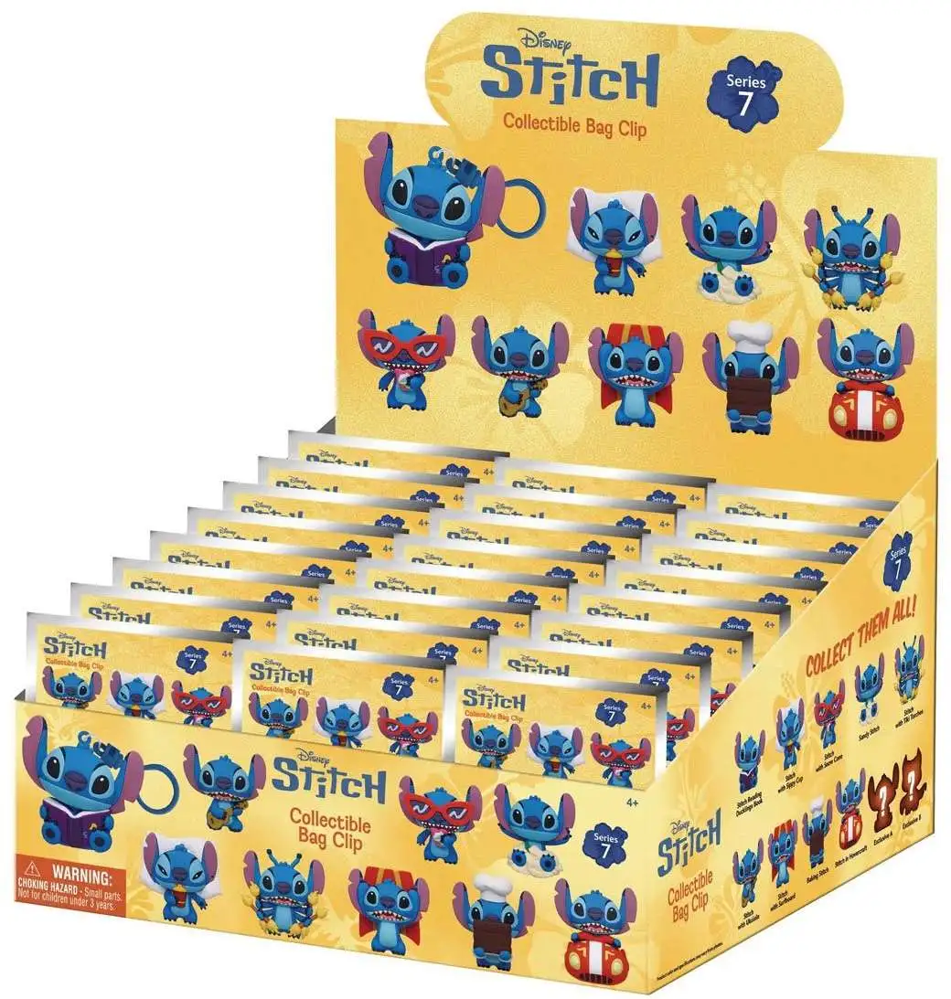 Disney 3D Figural Keyring Lilo Stitch Series 7 2 Mystery Box 24