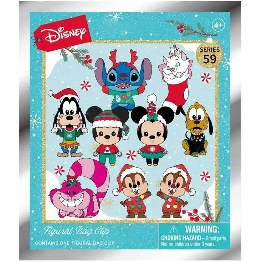 3D Figural Foam Bag Clip Disney Seasonal Series 59 2-Inch Mystery Pack [1 RANDOM Figure]