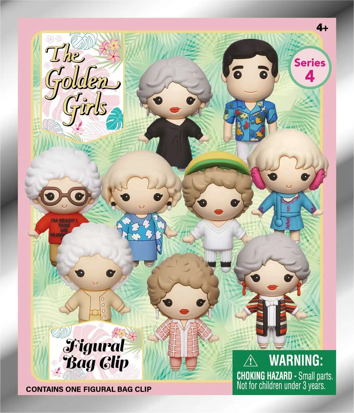 3D Figural Keyring Series 4 Golden Girls Mystery Pack [1 RANDOM Figure]