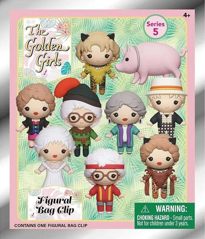 3D Figural Keyring Golden Girls Series 5 Mystery Pack [1 RANDOM Figure]