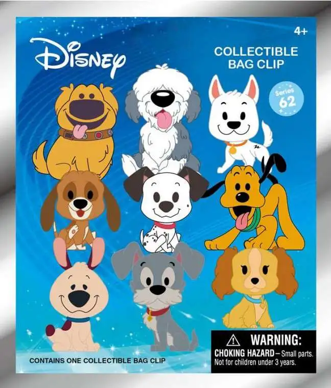 Disney 3D Figural Keyring Disney Dogs Series Mystery Pack