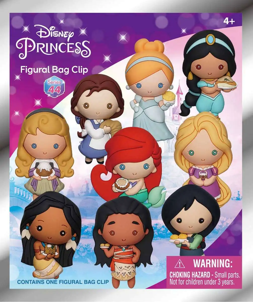 Disney: Ultimate Princess Series 31 3D Foam Figural Collectible Bag Clip (1  Random Blind Bag) by Monogram