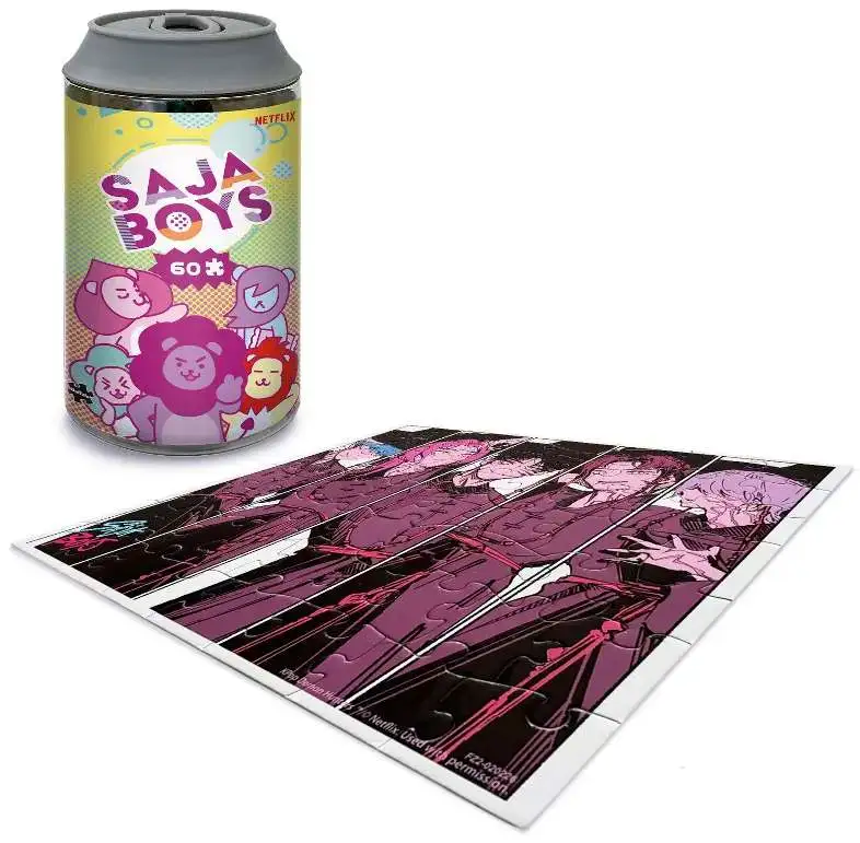 KPop Demon Hunters Saja Boys Demon Puzzle 60 Pieces Buffalo Games