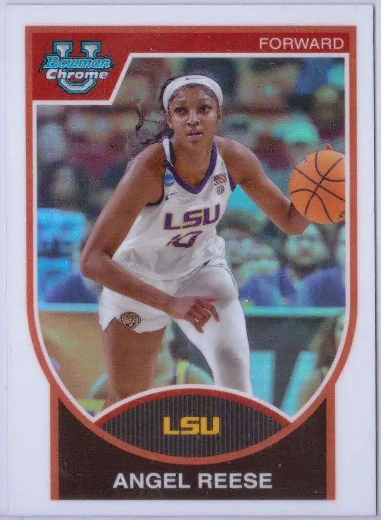 WNBA Chicago Sky 2023-24 Bowman Chrome University 07-08 Throwback Angel Reese #07B-11