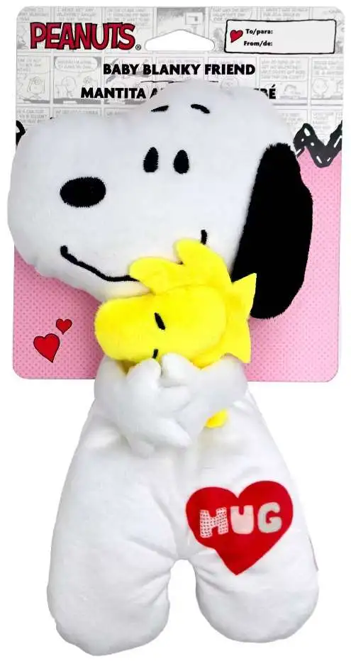 Peanuts Valentine's Day Snoopy & Woodstock Baby Blanky Friend 10-Inch Plush