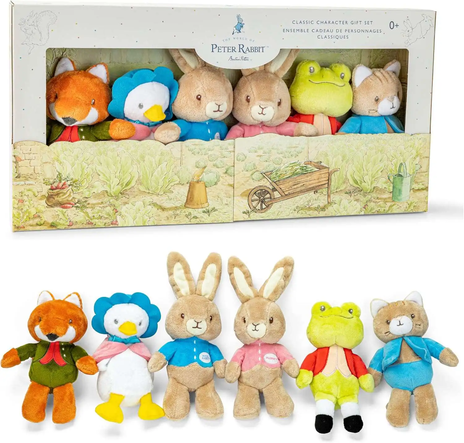 Peter Rabbit Classic Characters Gift Set Plush 4-Pack