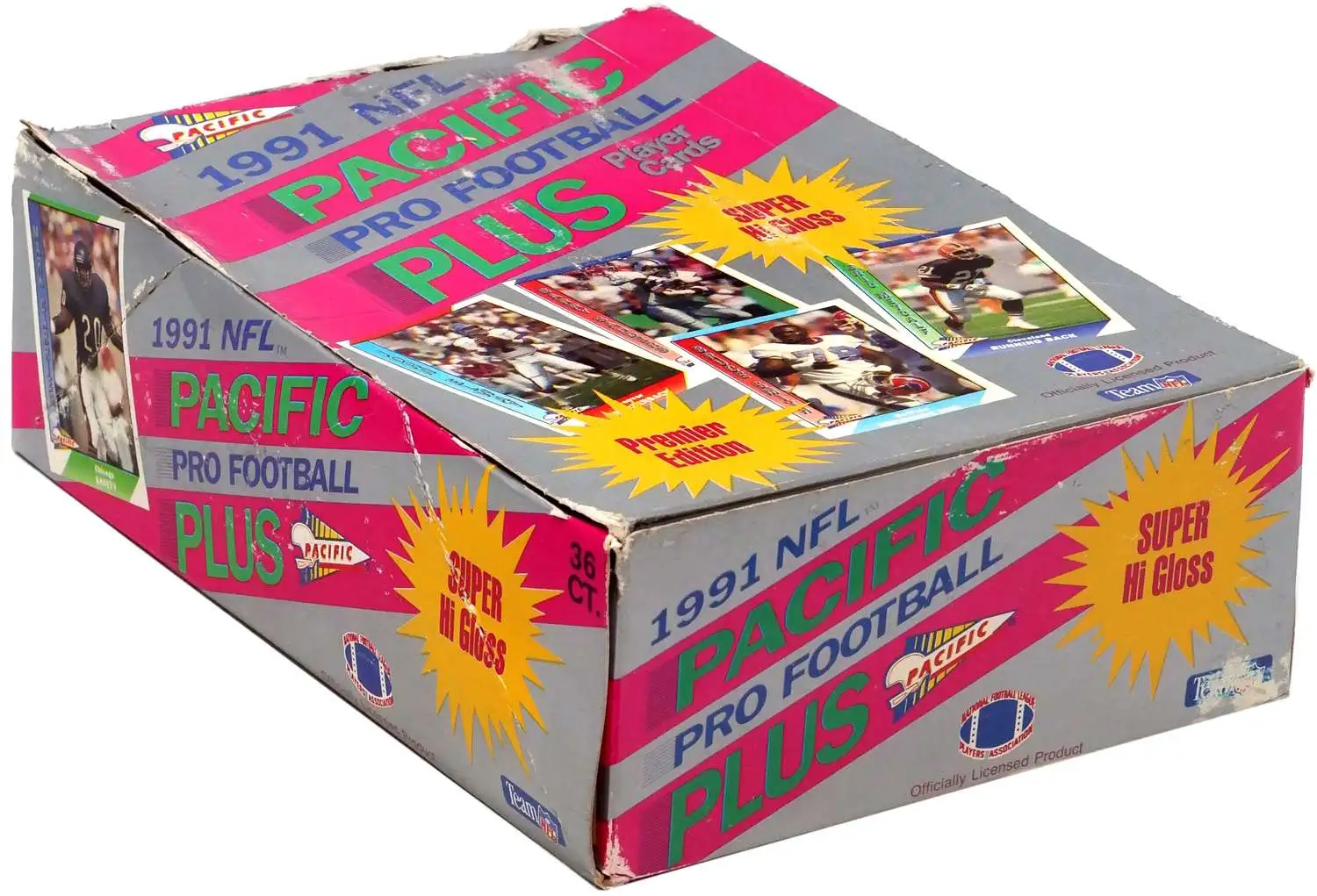NFL 1991 Pacific Pro Football Plus Trading Card Wax Box [36 Packs]