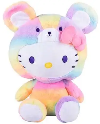 Sanrio Hello Kitty Rainbow Sherbert Bear Costume 17.5-Inch Plush