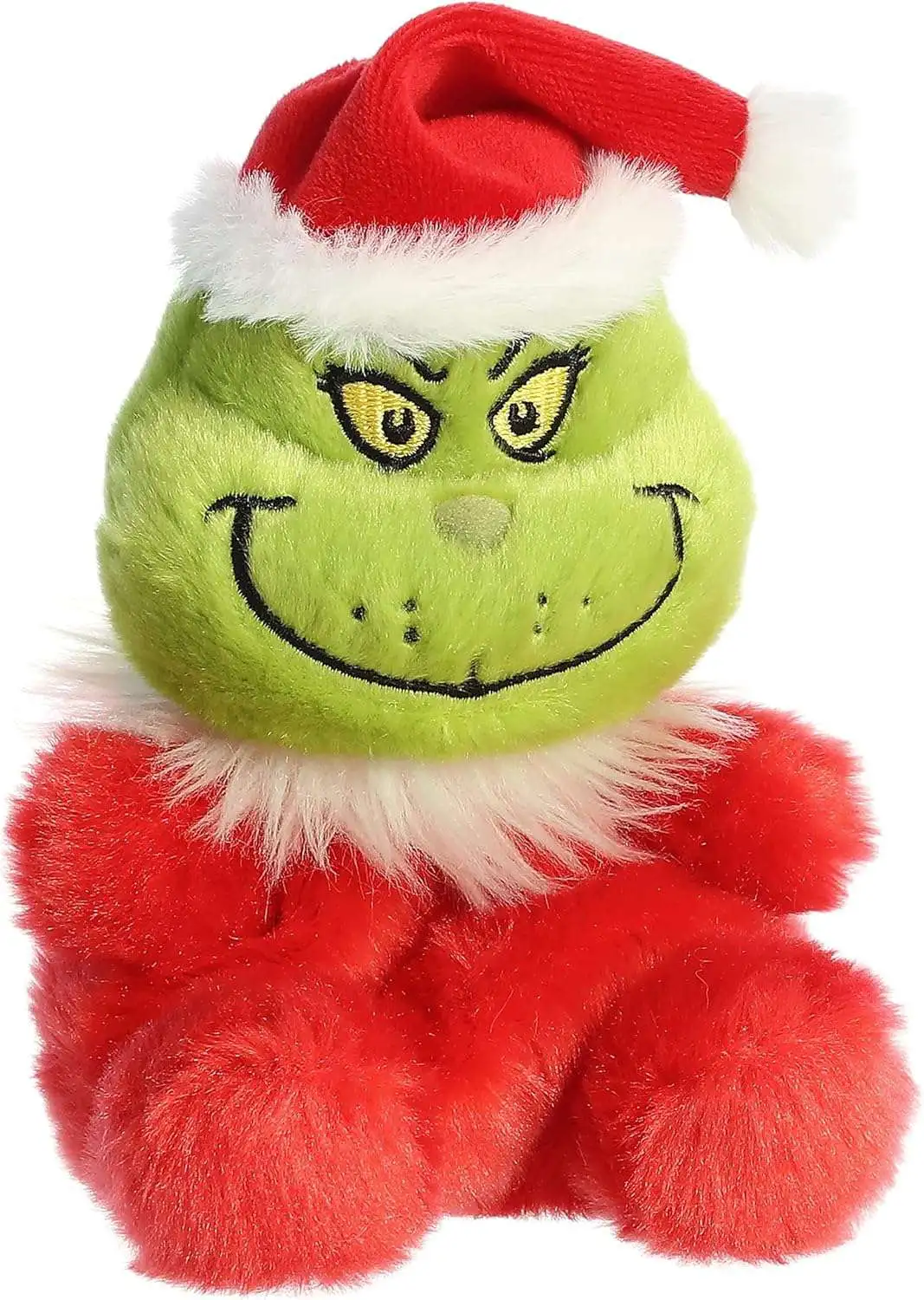 Dr. Seuss How the Grinch Stole Christmas! Palm Pals Santa Grinch 5-Inch Mini Bean Bag Plush