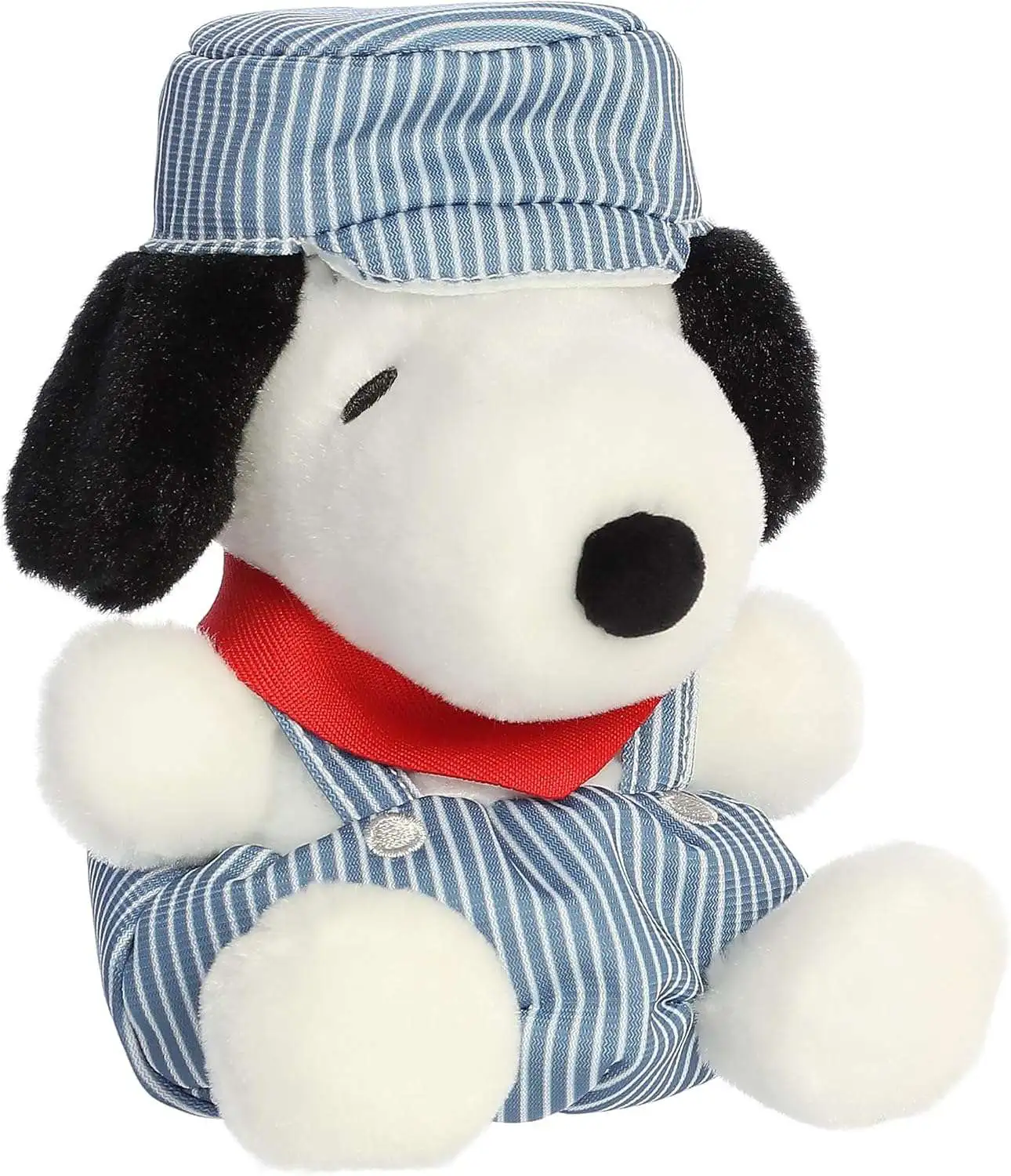 Peanuts Palm Pals Train Engineer Snoopy 6-Inch Plush