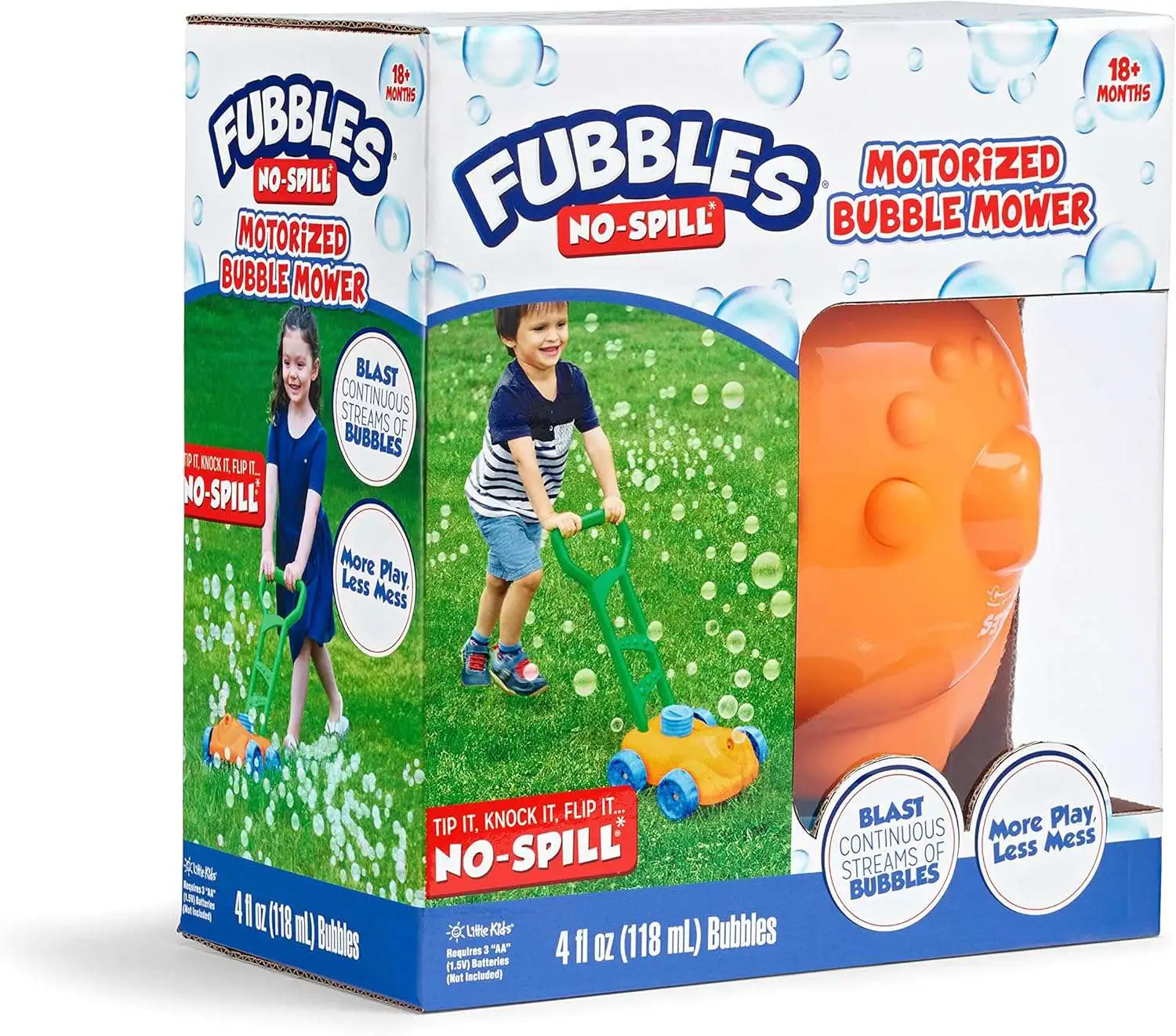 Fubbles No Spills Motorized Bubble Mower Bubble Blower