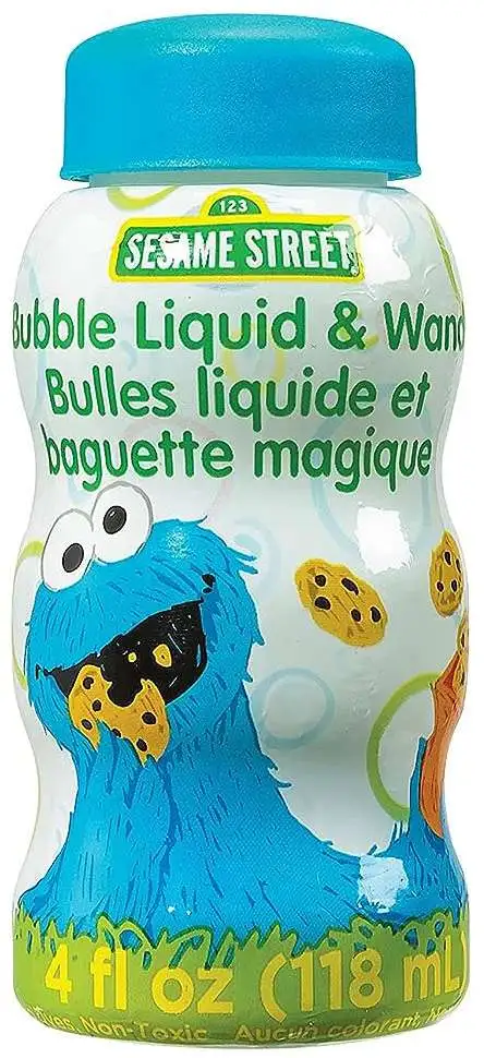 Sesame Street Cookie Monster 4 Oz Bubbles