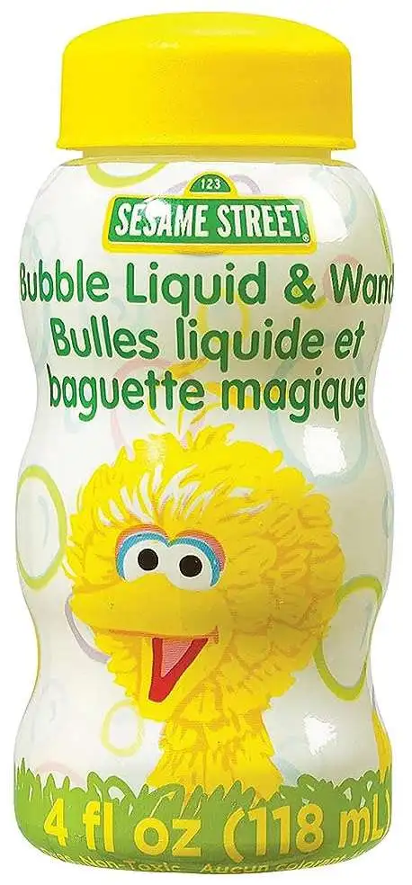 Sesame Street Big Bird 4 Oz Bubbles