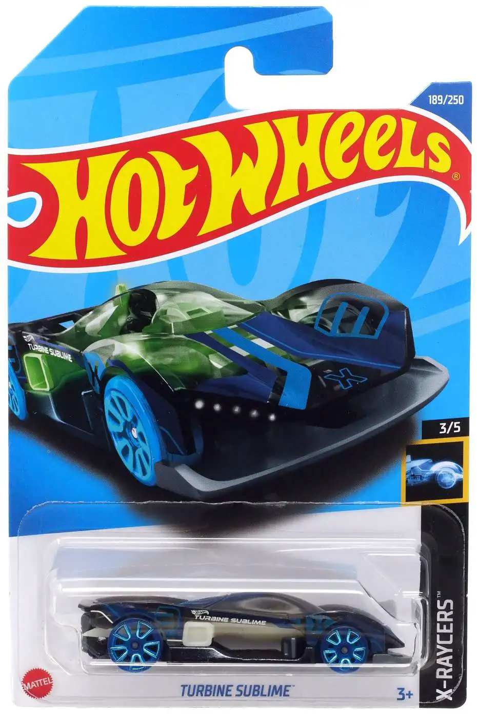 Hot Wheels X-Raycers Turbine Sublime Diecast Car #3/5