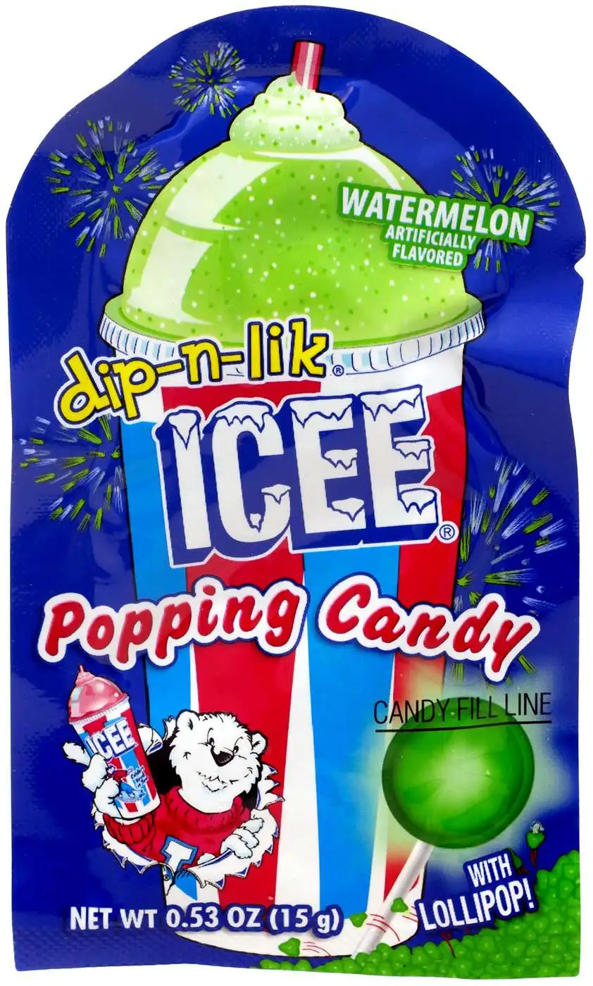 ICEE Dip-N-Lik Watermelon Popping Candy