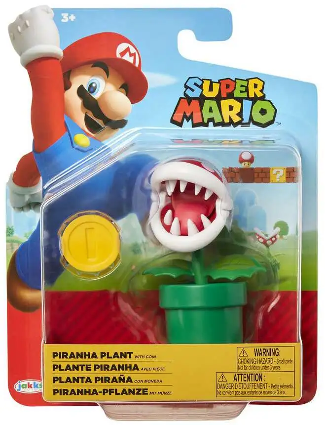 World of Nintendo Wave 29 Piranha Plant Action Figure [with Coin]