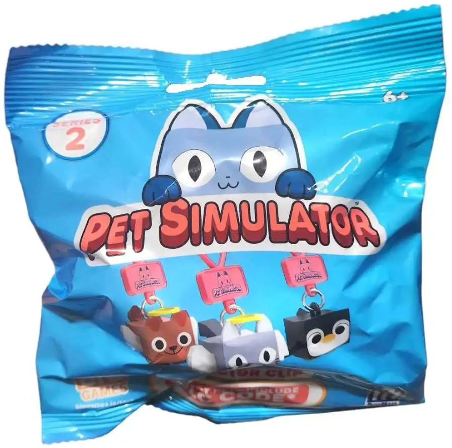 Pet Simulator X Series 2 Collector Clip Mystery Pack [1 RANDOM Figure]