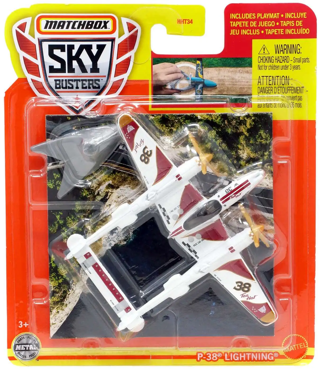 Matchbox Sky Busters P-38 Lightning Diecast Vehicle