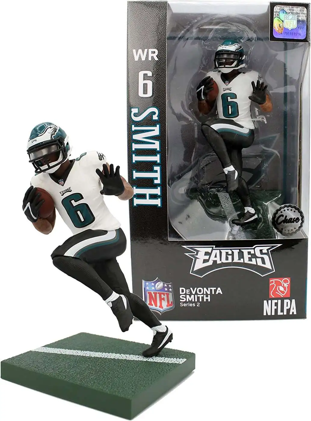 Devonta Smith (Philadelphia Eagles) Imports Dragon NFL 6 Figure Series 2