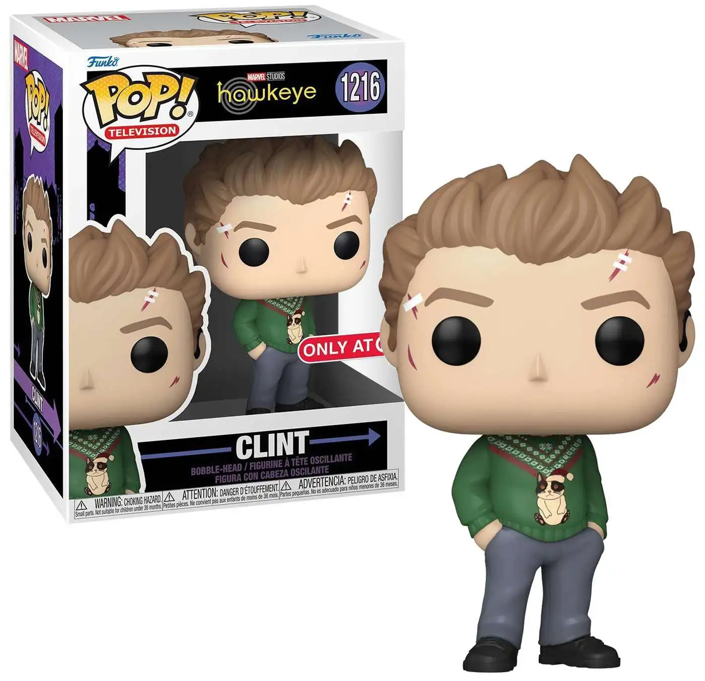 Funko Marvel Hawkeye Clint Barton Vinyl Bobble Head [Damaged Package]