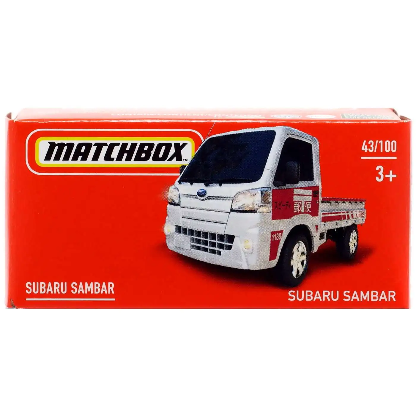 Matchbox Power Grabs Subaru Sambar Diecast Car