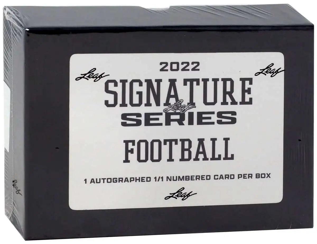 NFL Leaf 2022 Signature Series Football Trading Card HOBBY Box 1