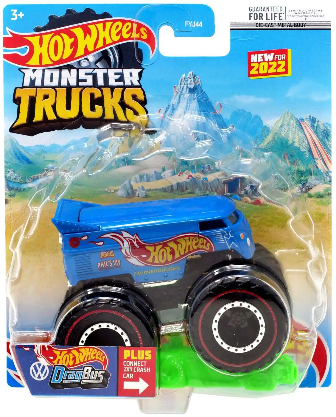 Hot Wheels Monster Trucks Hot Wheels Drag Bus 164 Diecast Car