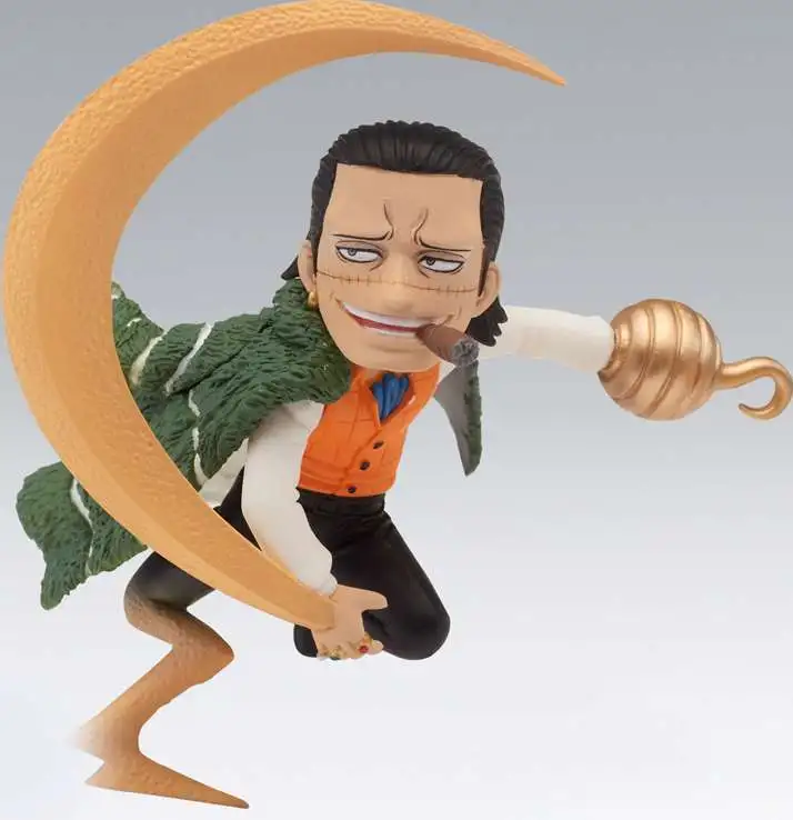 One Piece WCF The Great Pirates - 100 Landscapes Crocodile 3-Inch Mini Figure [Vol 6.]