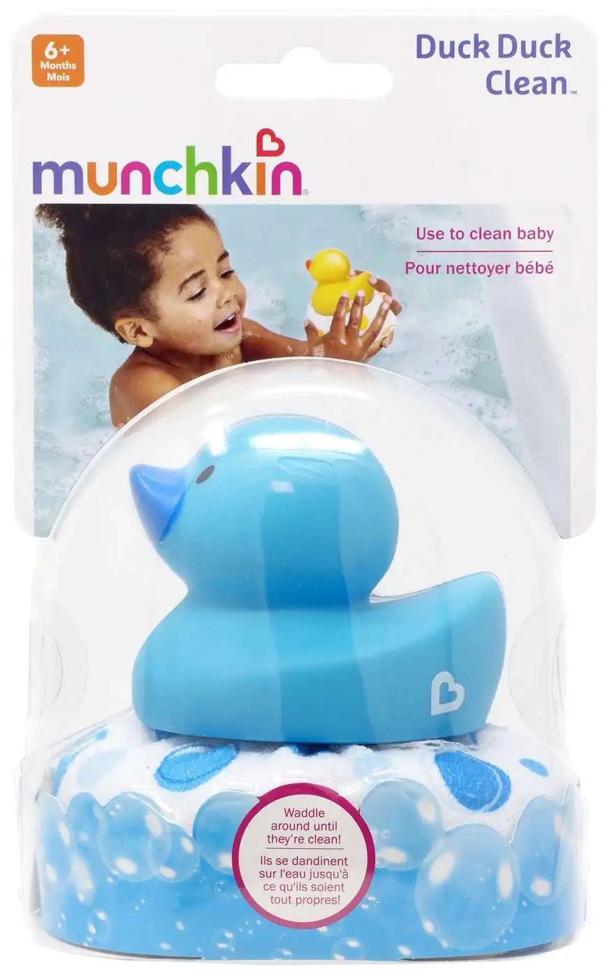 Munchkin Duck Duck Clean Bath Toy [Blue]