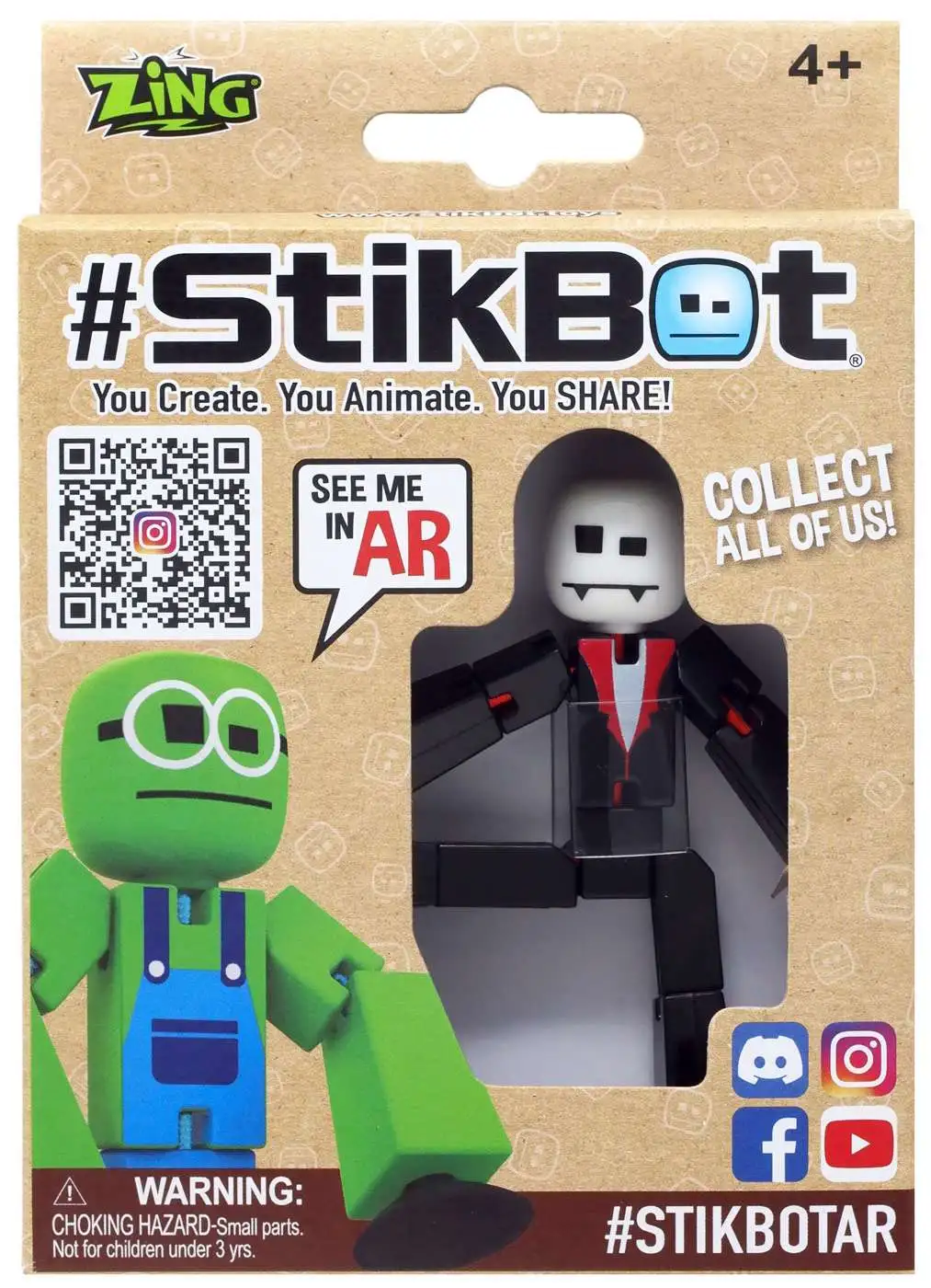 Stikbot Vampire 3-Inch Figure