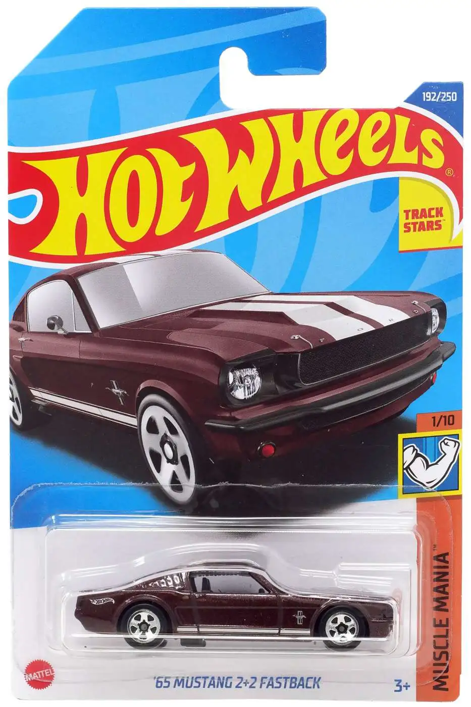 Hot Wheels HW Muscle Mania '65 Mustang 2+2 Fastback Diecast Car [Red]