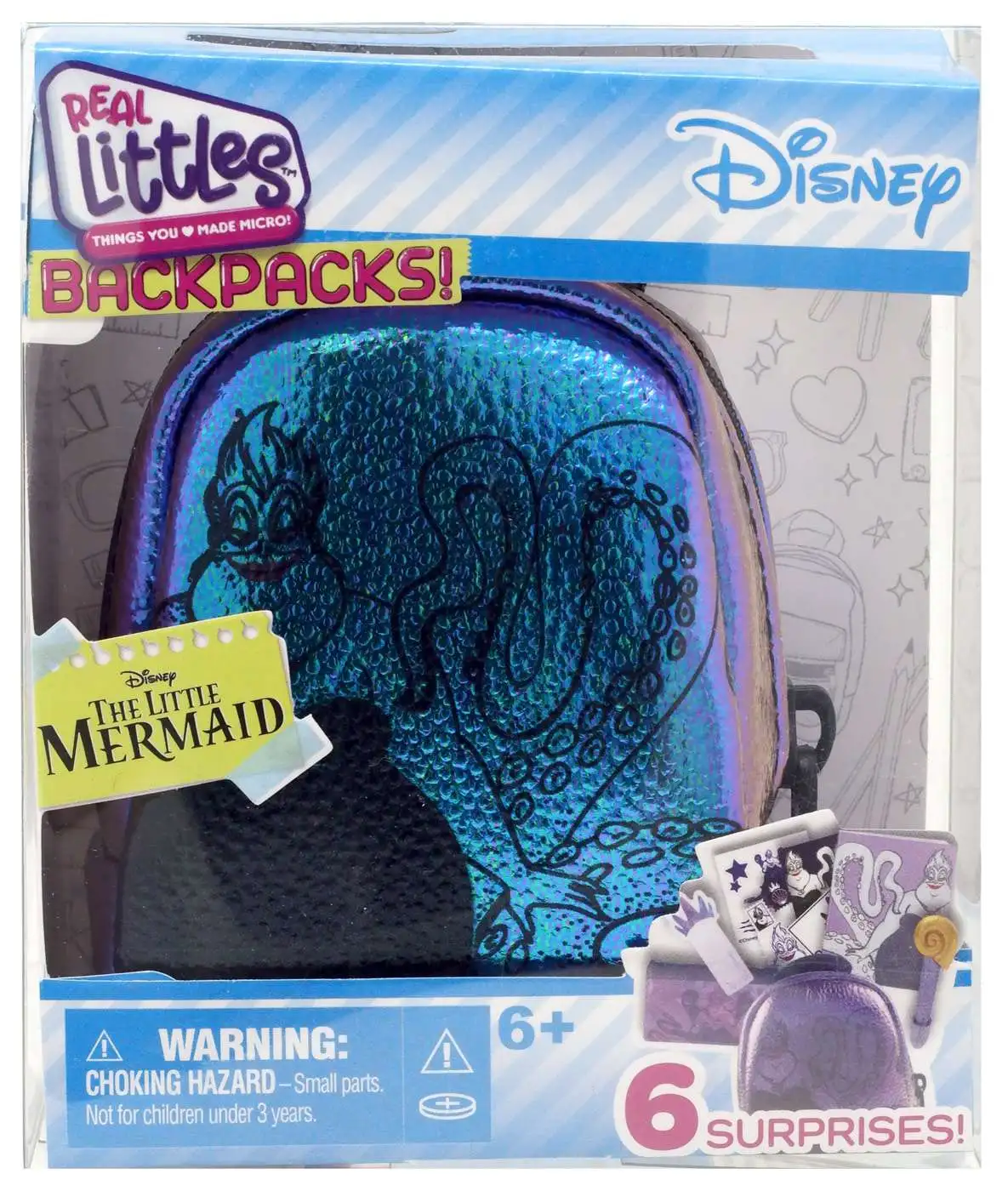 Shopkins Real Littles Disney Handbags Series 2 Mystery Pack 1 RANDOM Style,  7 Surprises Moose Toys - ToyWiz