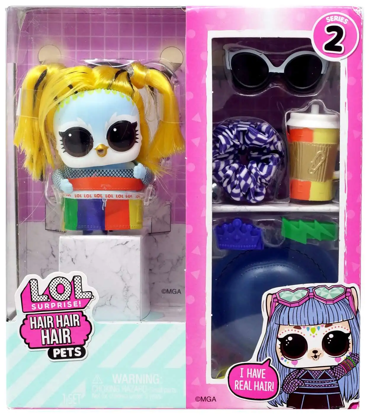 LOL Surprise Hair Hair Hair Series 2 Rappakeet Fashion Doll