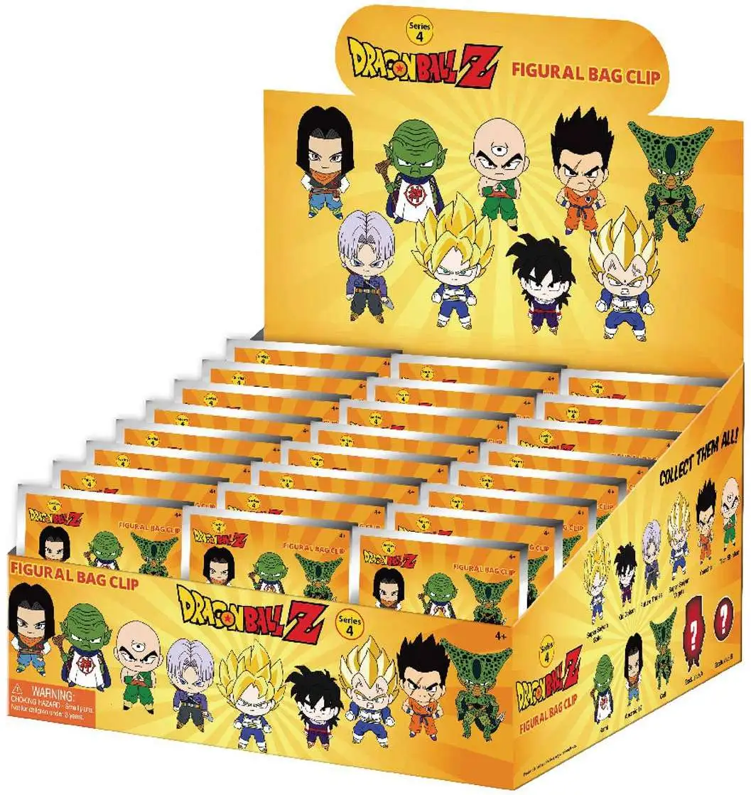 3D Figural Foam Bag Clip Series 2 Dragon Ball Super Mystery Box [24 Packs]