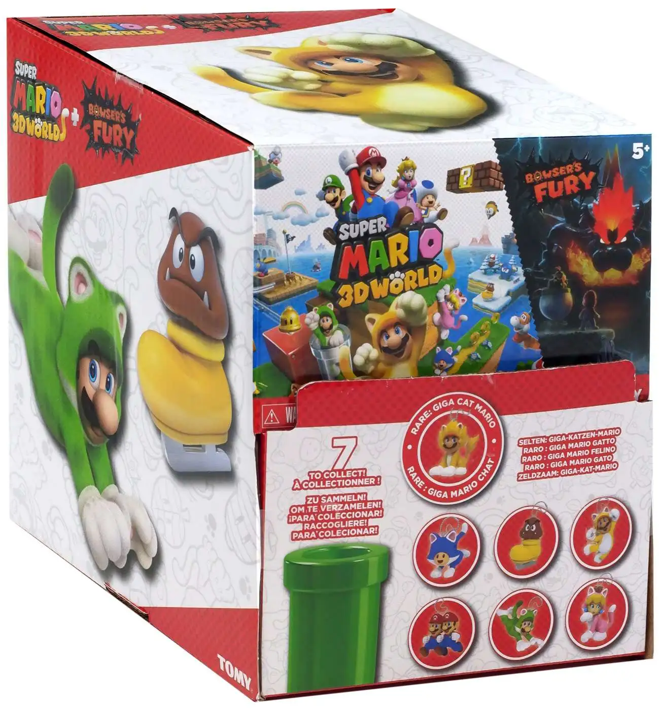 Super Mario 3D World Bowsers Fury Mystery Box 12 Packs Tomy - ToyWiz