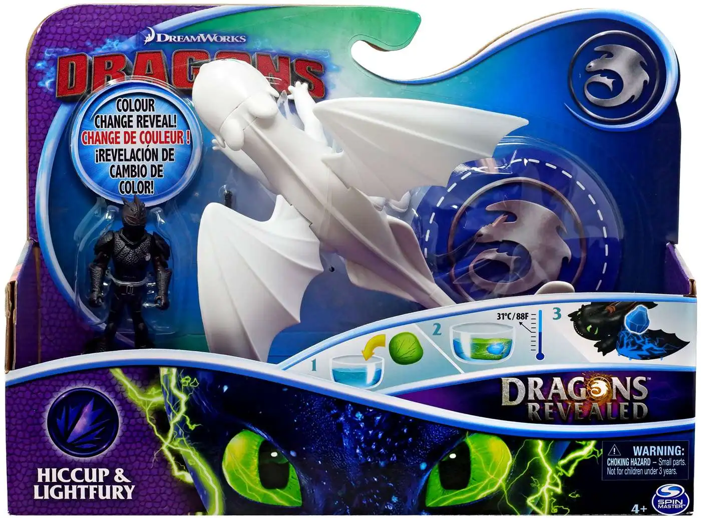 How to Train Your Dragon Dragons Revealed Hiccup & Lightfury Action Figure 2-Pack