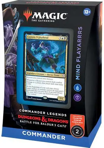 MtG Commander Legends: Dungeons & Dragons Battle For Baldur's Gate Mind Flayarrrs Commander Deck