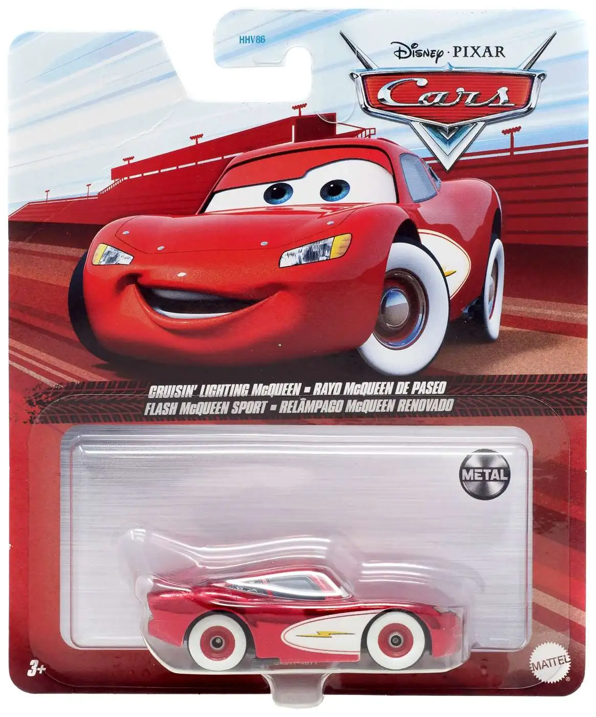 Disney Pixar Cars - 3 Lightning, Mcqueen, Storm, jouet en alliage métallique